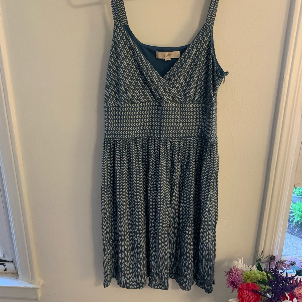 Loft Casual Blue Sundress